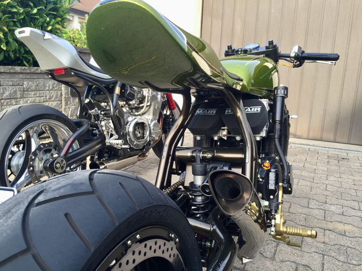 Bandit und Kawa Heckansicht