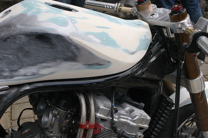 Bandit Rohbau gespachtelt