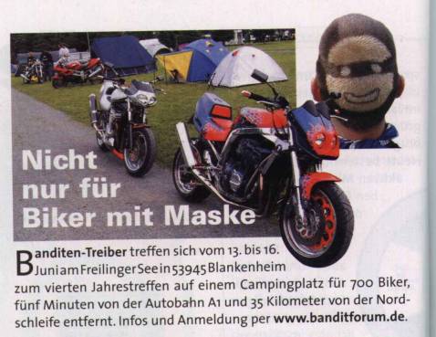 Bandit Treffen 2001 Artikel